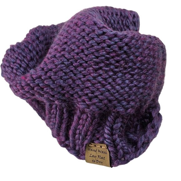 Fitz Knits 4 Pc Bundle 2 Headbands 2 Beanies Handknit Stocking Stuffer Gifts NEW - Picture 6 of 10